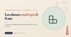 Les classes multi-âges 3–6 ans — Tunis Montessori School