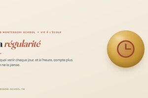 La régularité — Tunis Montessori School