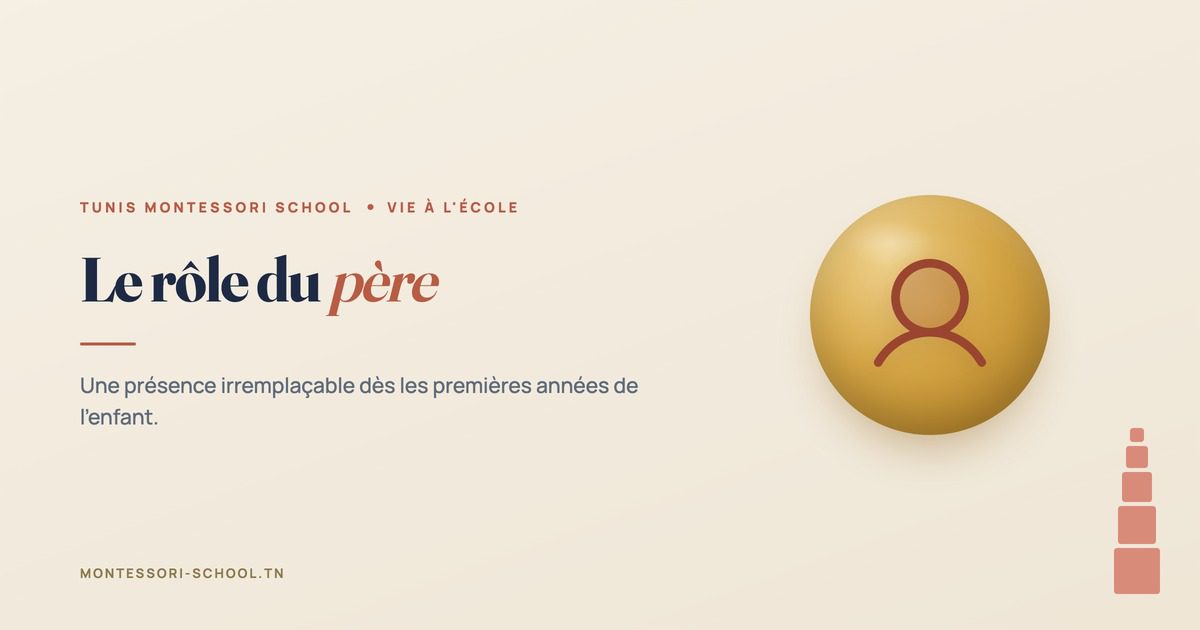 Le rôle du père — Tunis Montessori School