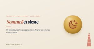 Sommeil et sieste — Tunis Montessori School