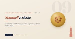 Sommeil et sieste — Tunis Montessori School