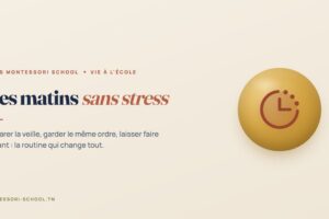 Des matins sans stress — Tunis Montessori School